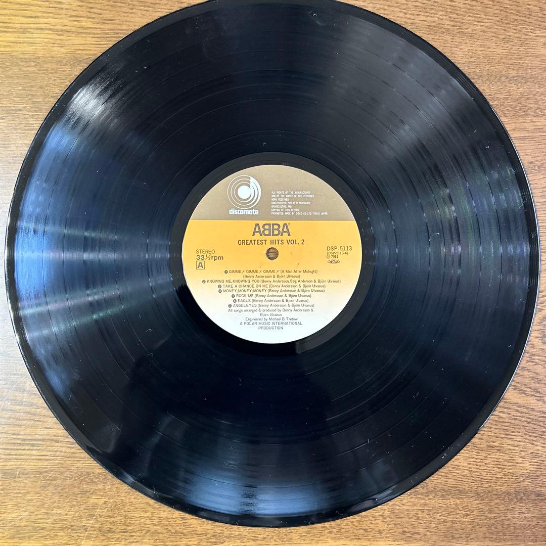 ABBA Greatest Hits Vol. 2 Record Obi Japan Import Used Vinyl | Japansoundstore