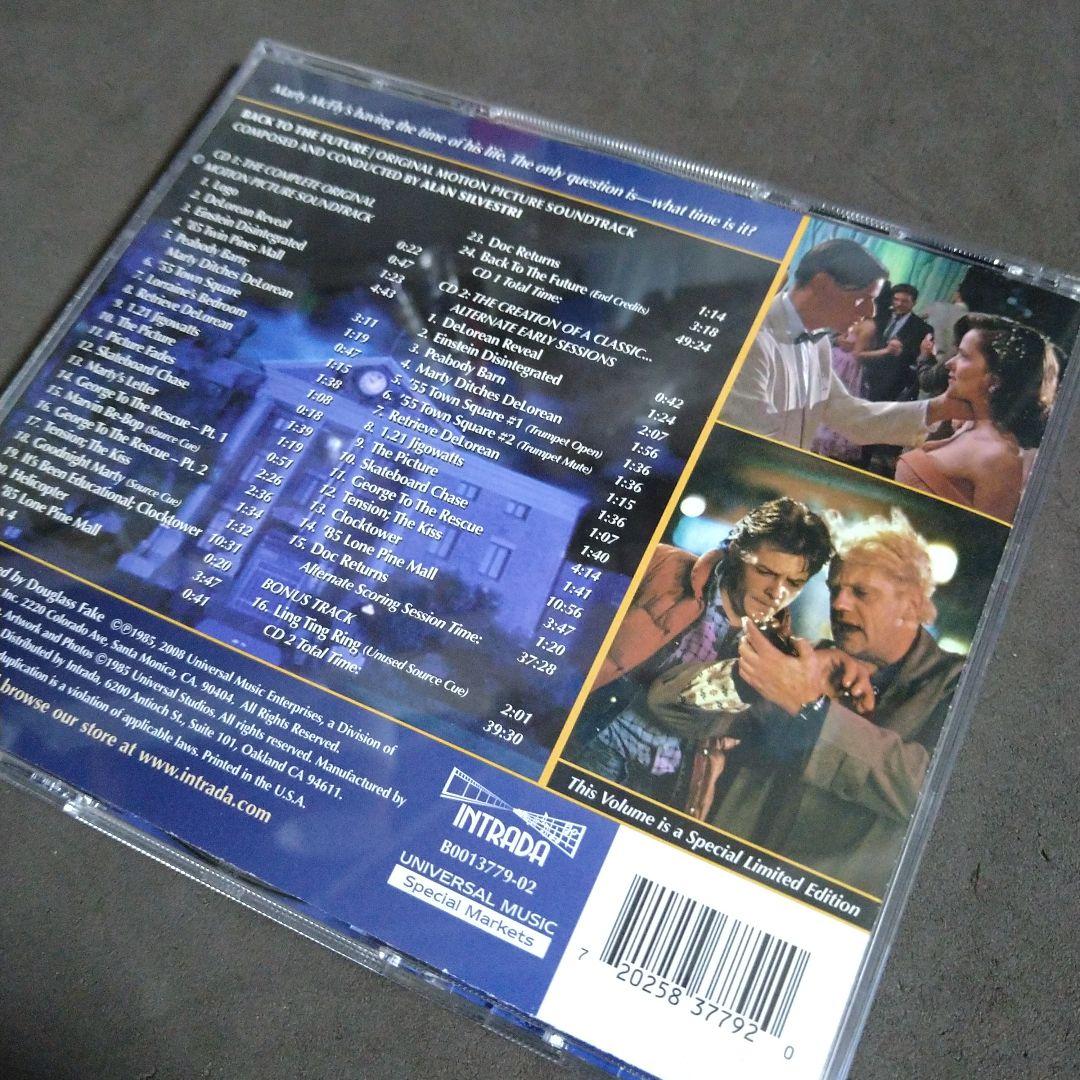 Back to the Future Soundtrack 2CD Intrada Special Collection Alan Silvestri
