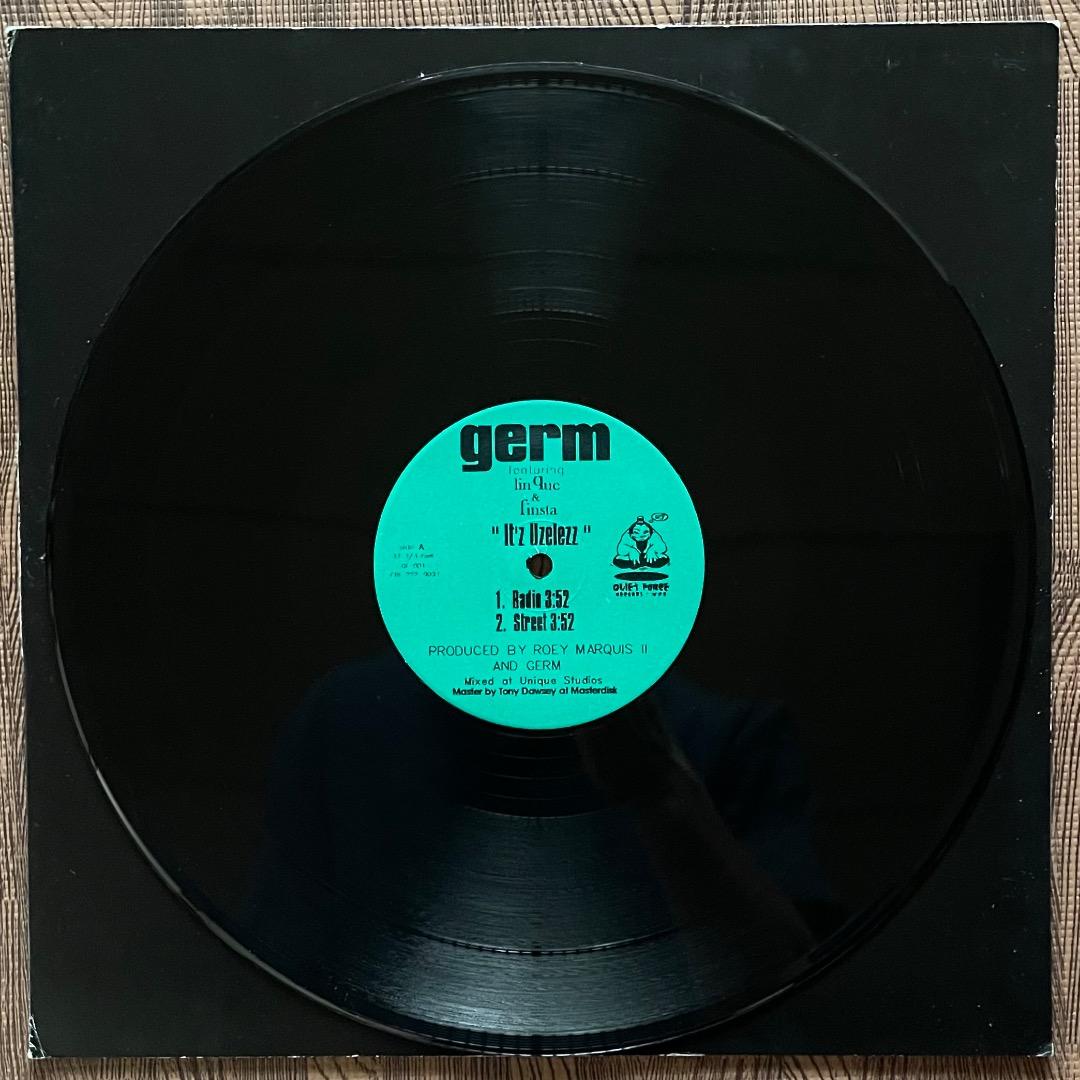 Germ ft. Lin Que & Finsta - It'z Uzelezz 12" Vinyl Hip Hop Quiet Force Records