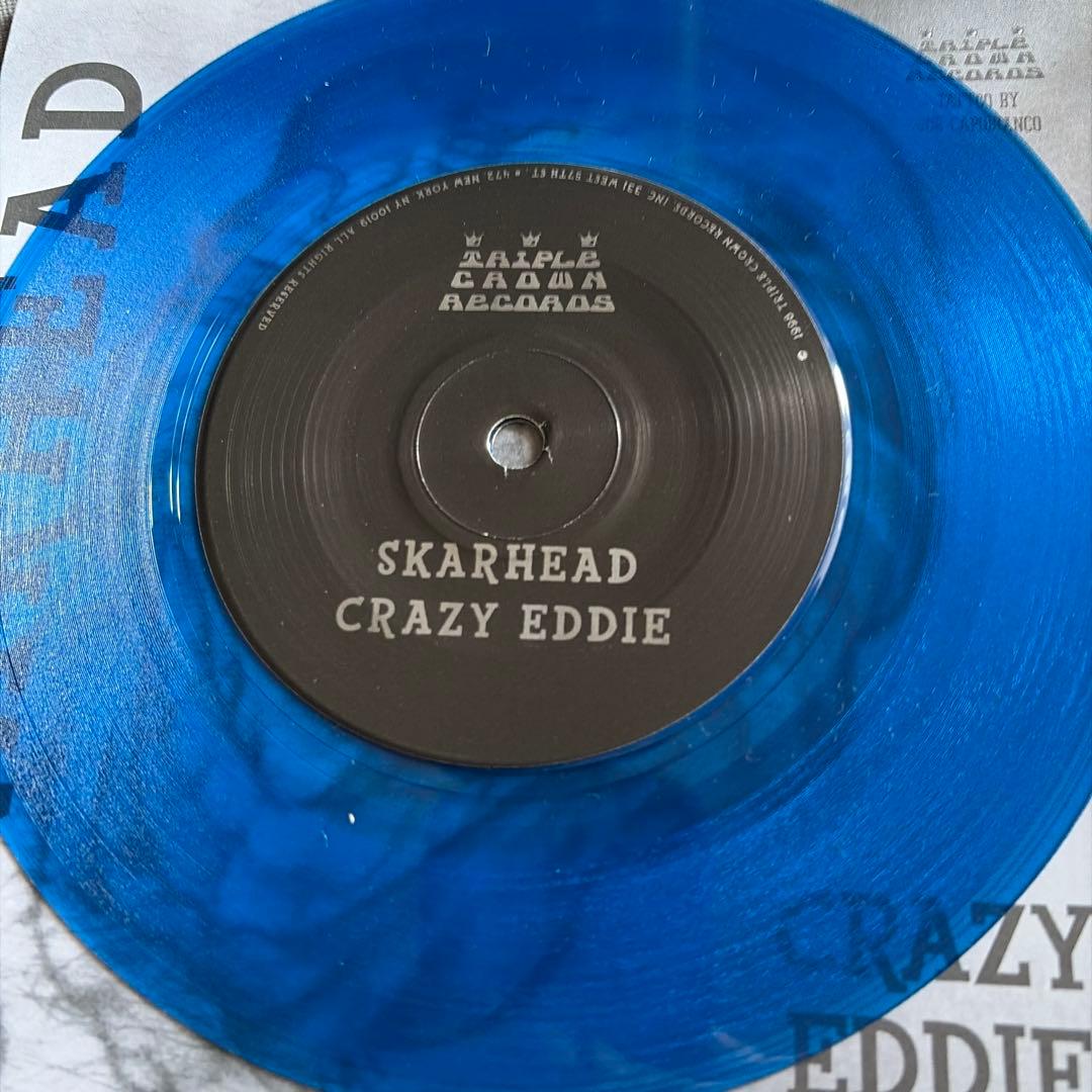 Skarhead / 25 Ta Life - Split 7" Blue Vinyl Hardcore Punk Triple Crown Records