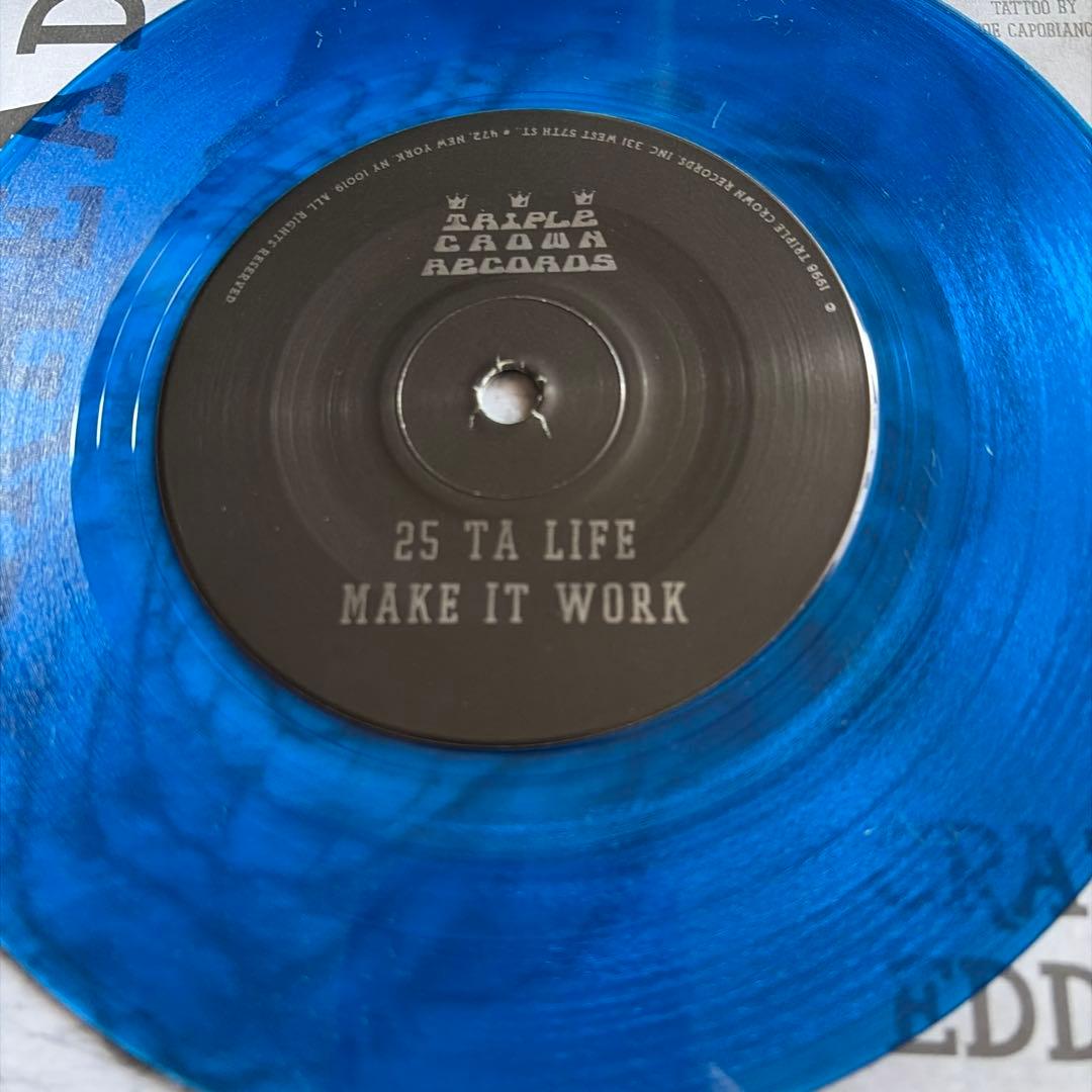 Skarhead / 25 Ta Life - Split 7" Blue Vinyl Hardcore Punk Triple Crown Records