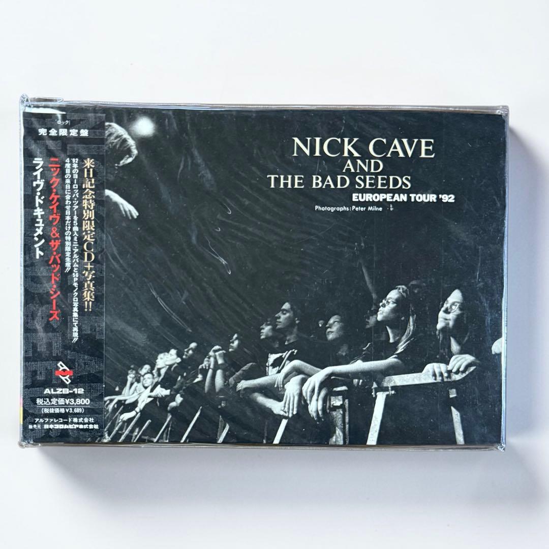 Nick Cave & The Bad Seeds European Tour '92 Live CD Hardback Book Unopened | Japansoundstore