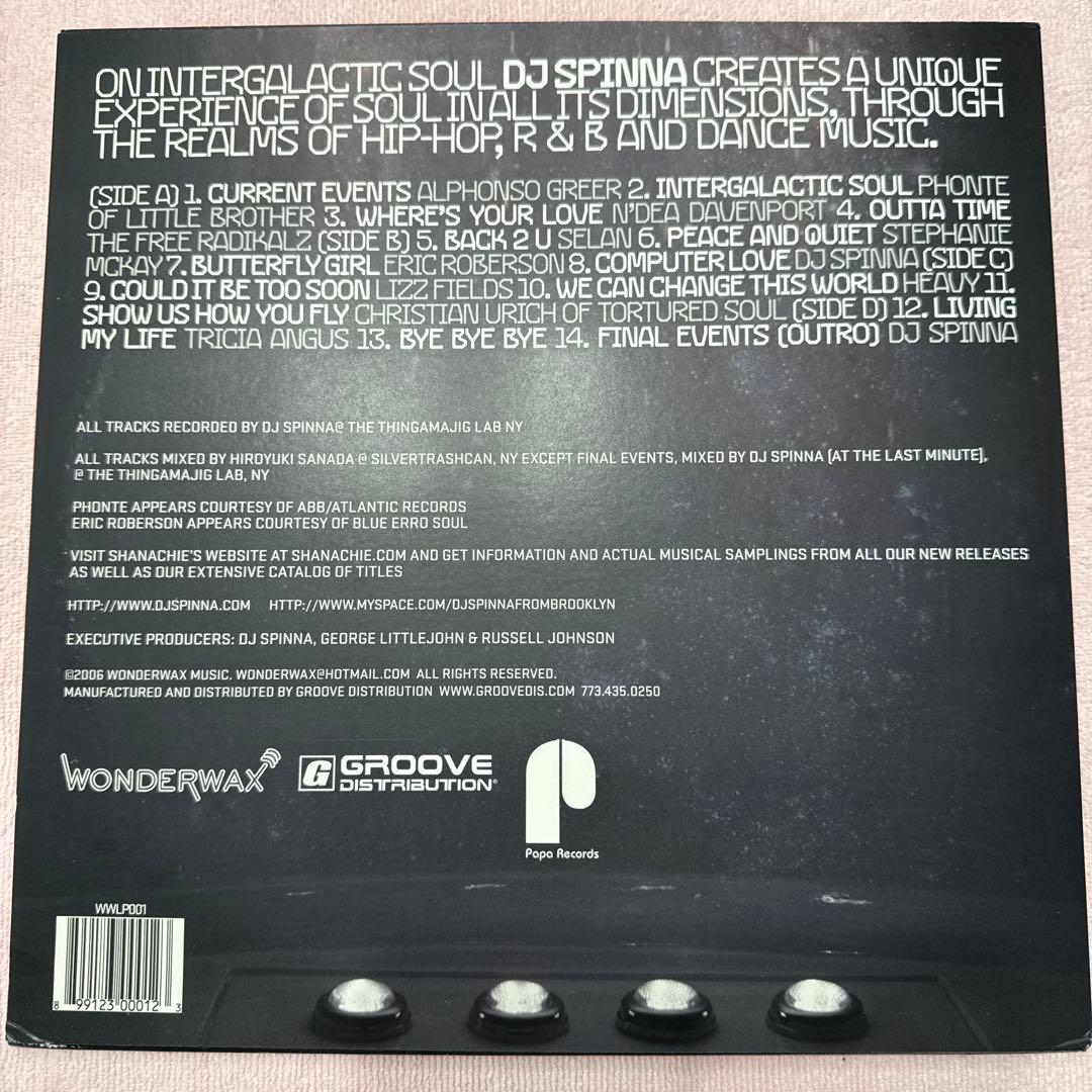 DJ Spinna - Intergalactic Soul 2LP Vinyl Record Japan Hip Hop R&B Soul