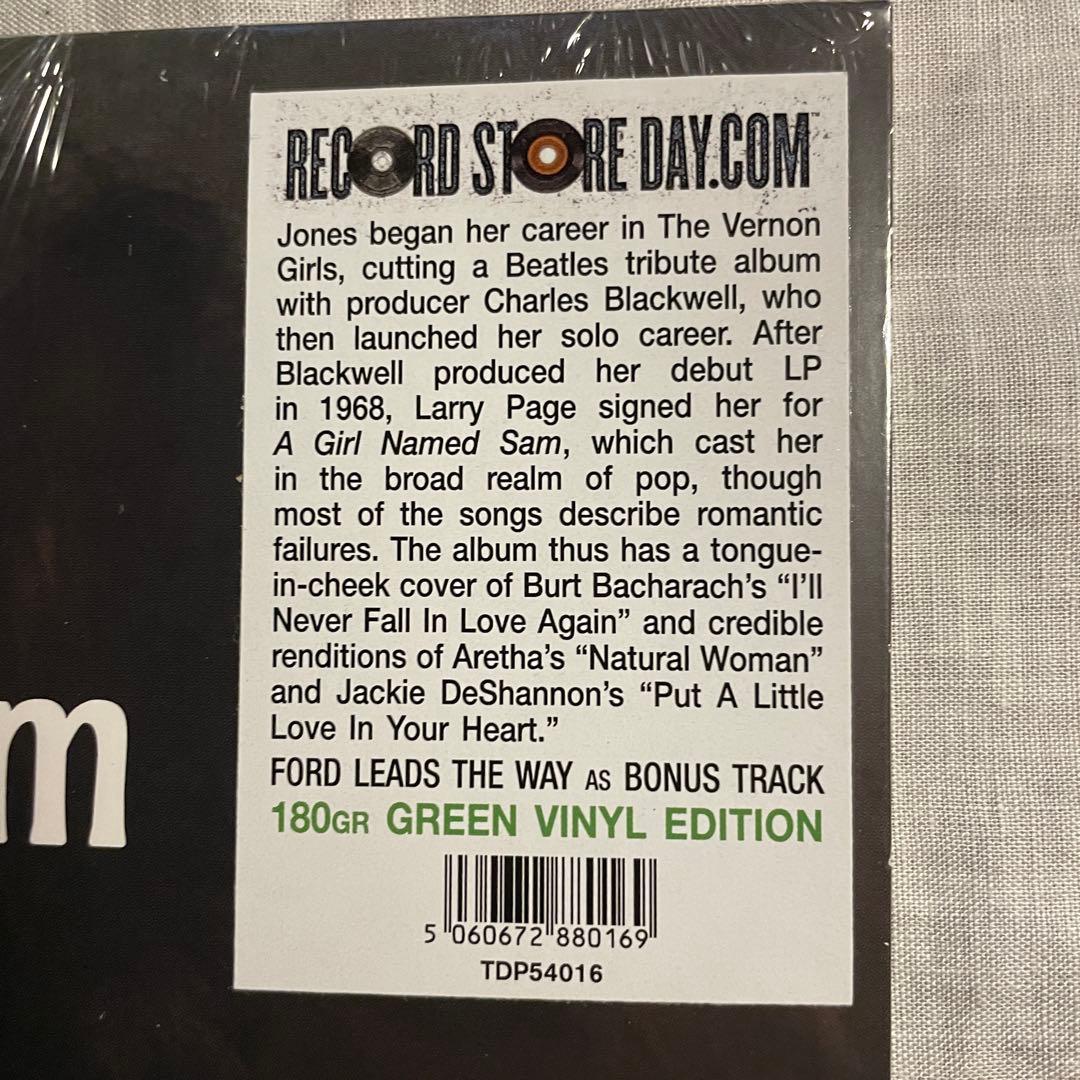 Samantha Jones - A Girl Named Sam LP 180g Green Vinyl RSD Edition