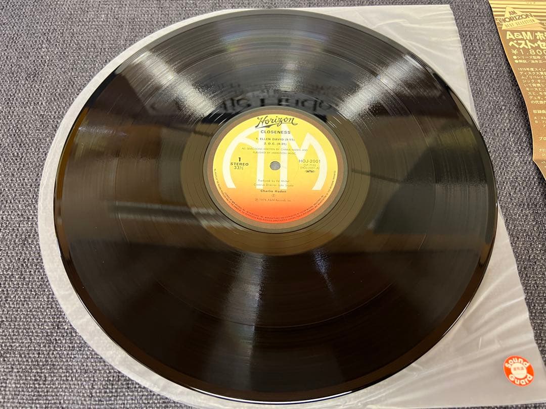 Charlie Haden - Closeness LP Japan HOJ-2001 w/ Obi Jazz Ornette Coleman Keith