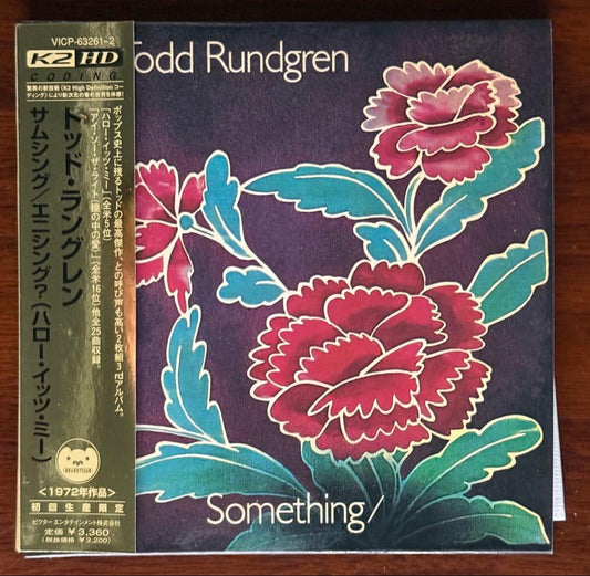 Todd Rundgren Something/Anything CD Japan K2HD Paper Sleeve Used | Japansoundstore