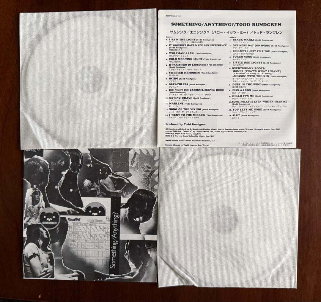 Todd Rundgren Something/Anything CD Japan K2HD Jacket Used | Japansoundstore