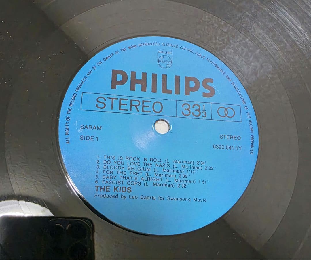 The Kids - The Kids Vinyl LP Belgium Punk Rock Philips 1978