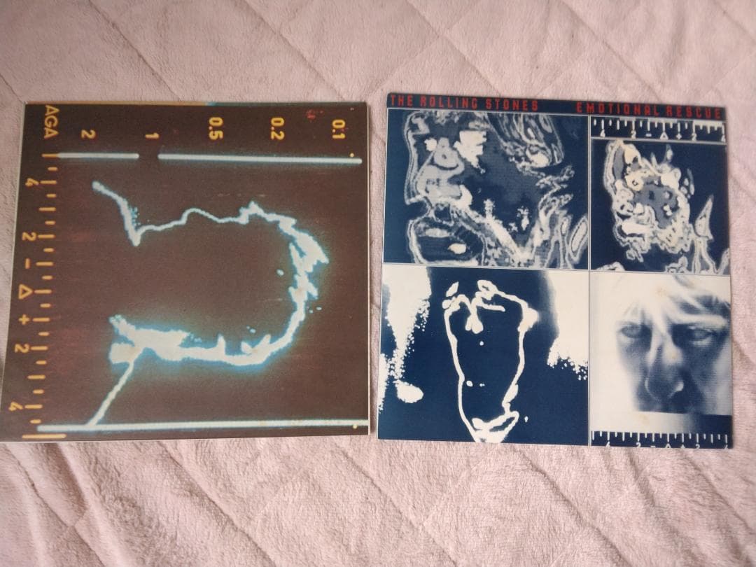 The Rolling Stones - Emotional Rescue LP Vinyl Record US Pressing w/ Poster