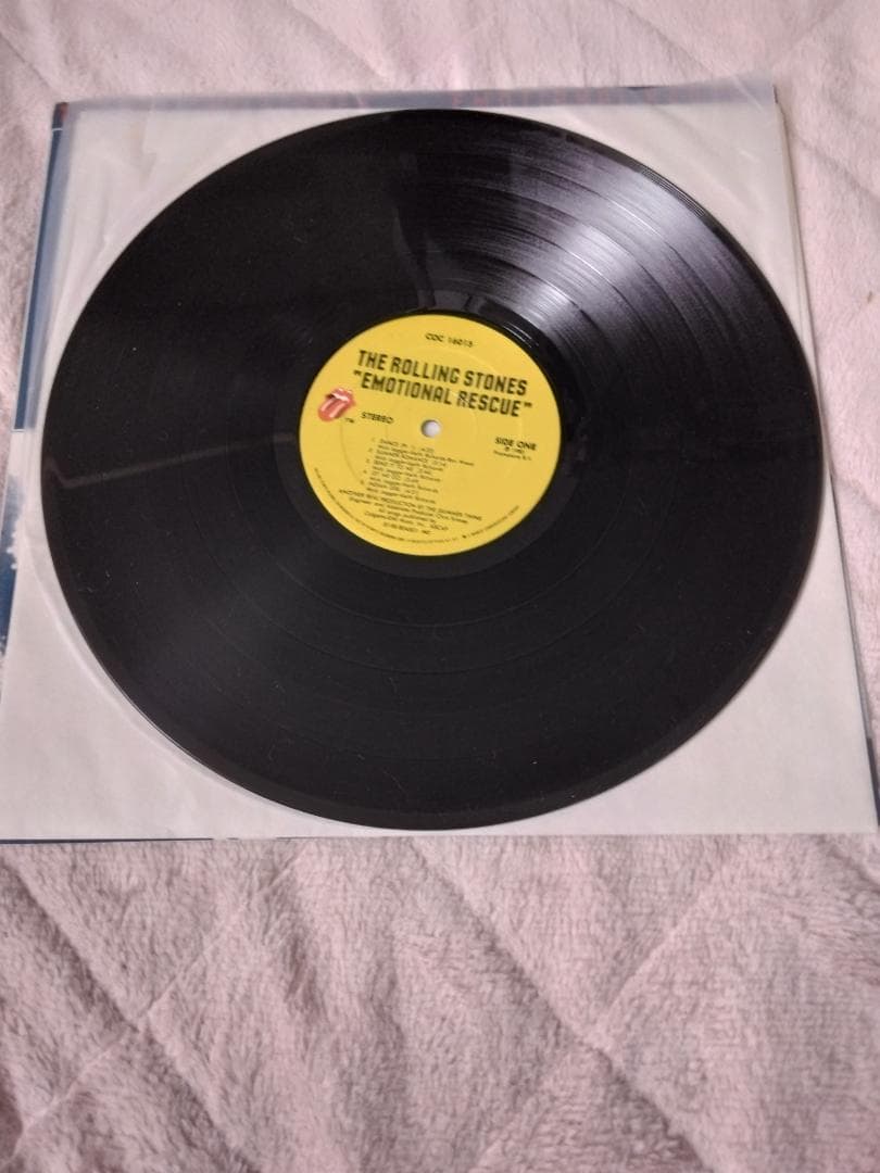 The Rolling Stones - Emotional Rescue LP Vinyl Record US Pressing w/ Poster