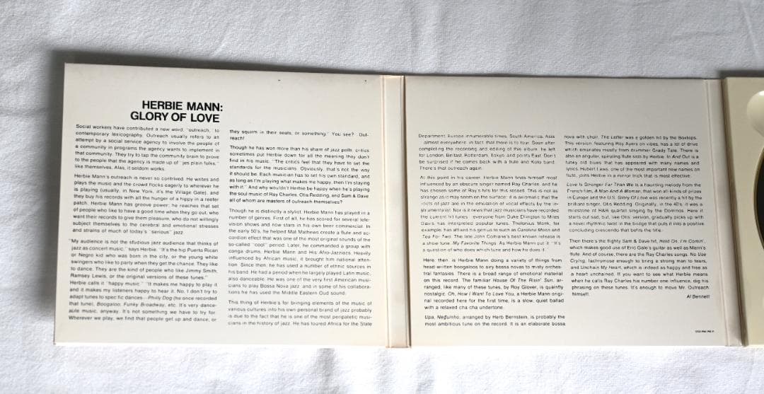 Herbie Mann - Glory of Love CD Japan Press A&M Jazz Series Rare Out of Print