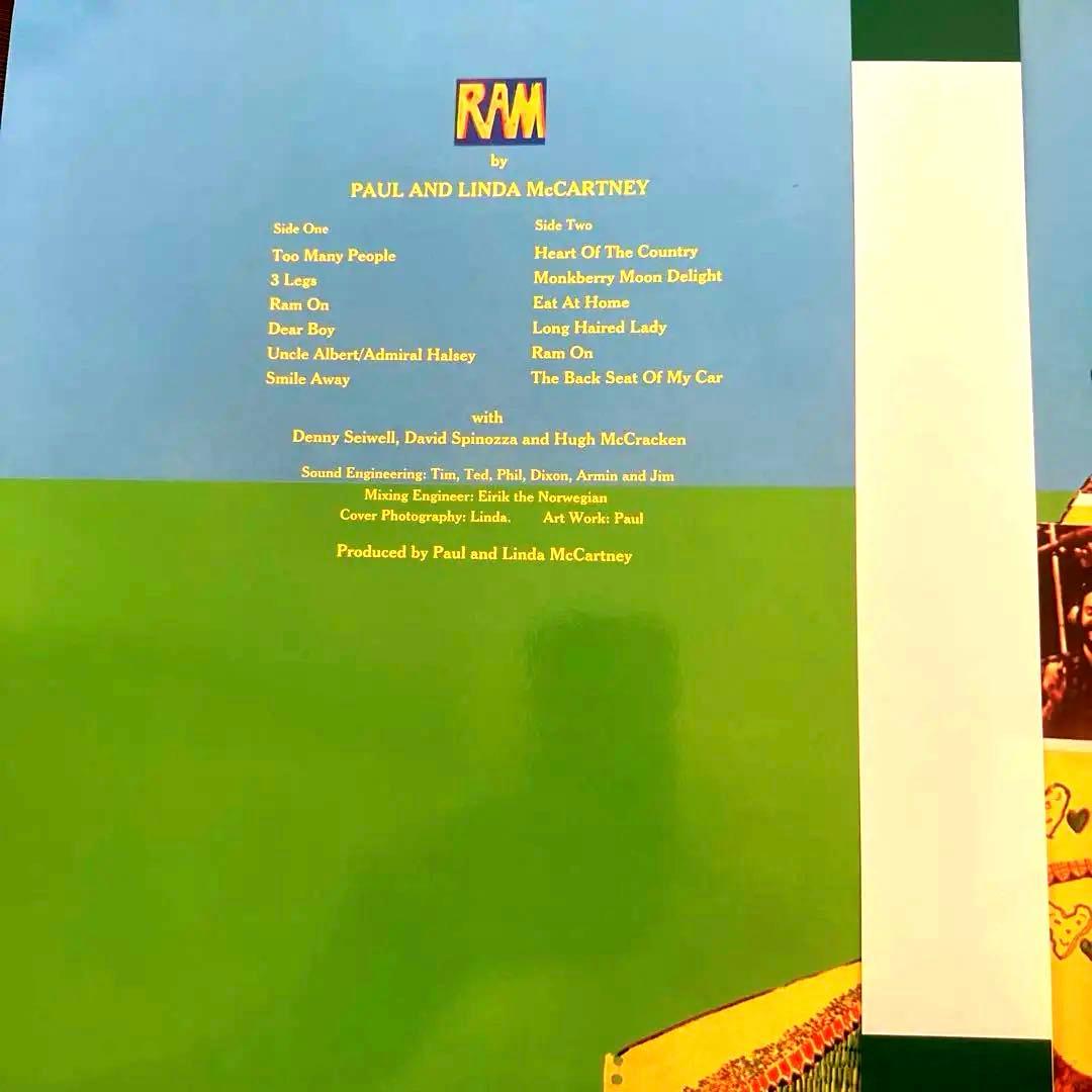 Paul & Linda McCartney - Ram Vinyl LP Japan 2012 Remastered Edition