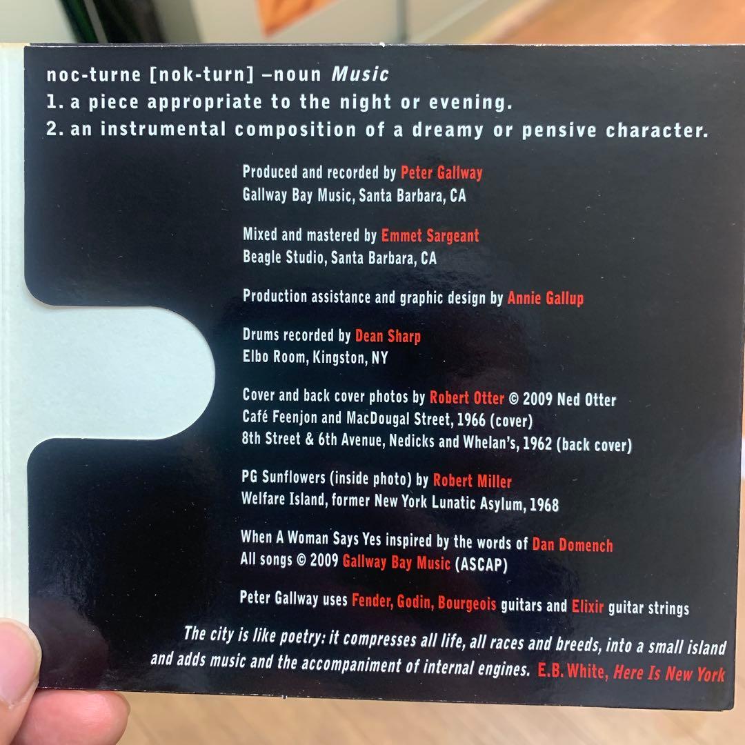 Peter Gallway - Manhattan Nocturne CD (2009, USA Press, Mini LP Style)