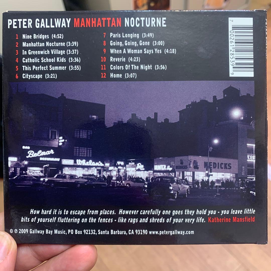 Peter Gallway - Manhattan Nocturne CD (2009, USA Press, Mini LP Style)