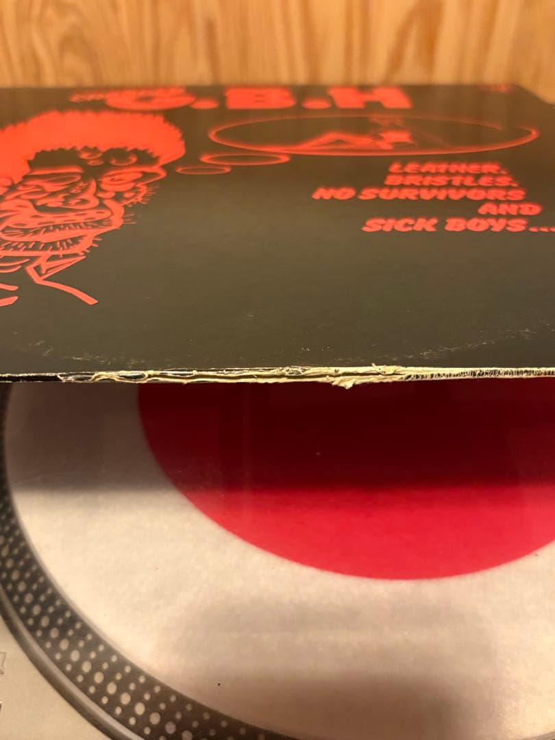 Charged G.B.H. Leather, Bristles... 1984 Japan LP VAP 35104-25 Punk Hardcore