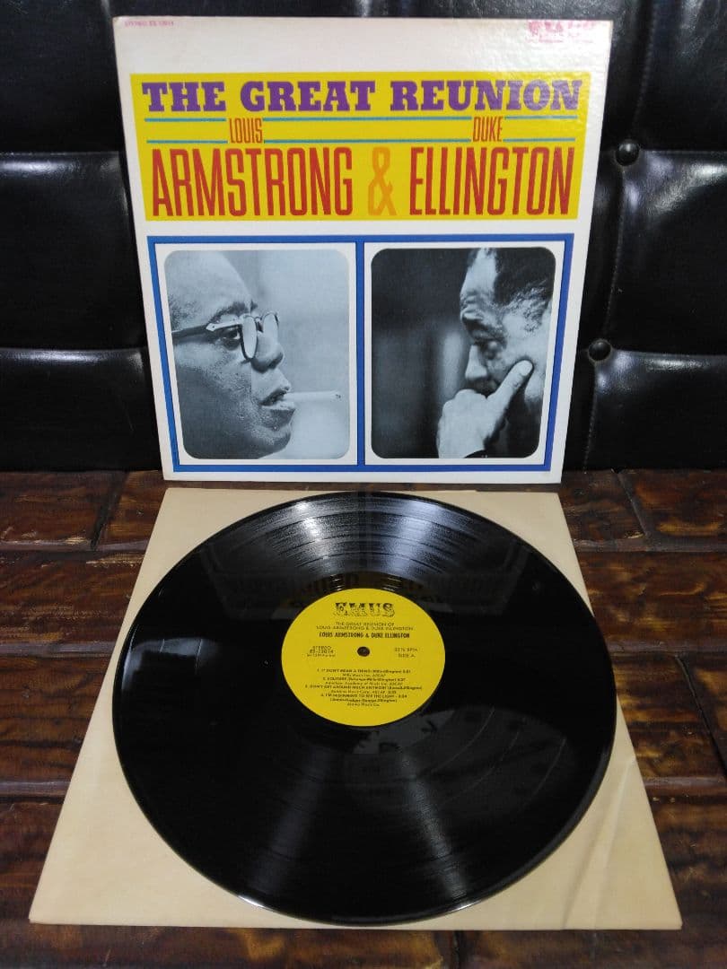 Louis Armstrong Jazz 2LP Set w/ Obi: The Definitive Album + The Great Reunion
