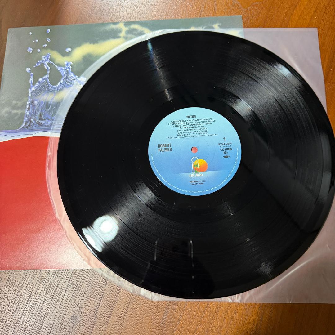 Robert Palmer - Riptide LP Japan Original Pressing w/ Obi & Insert