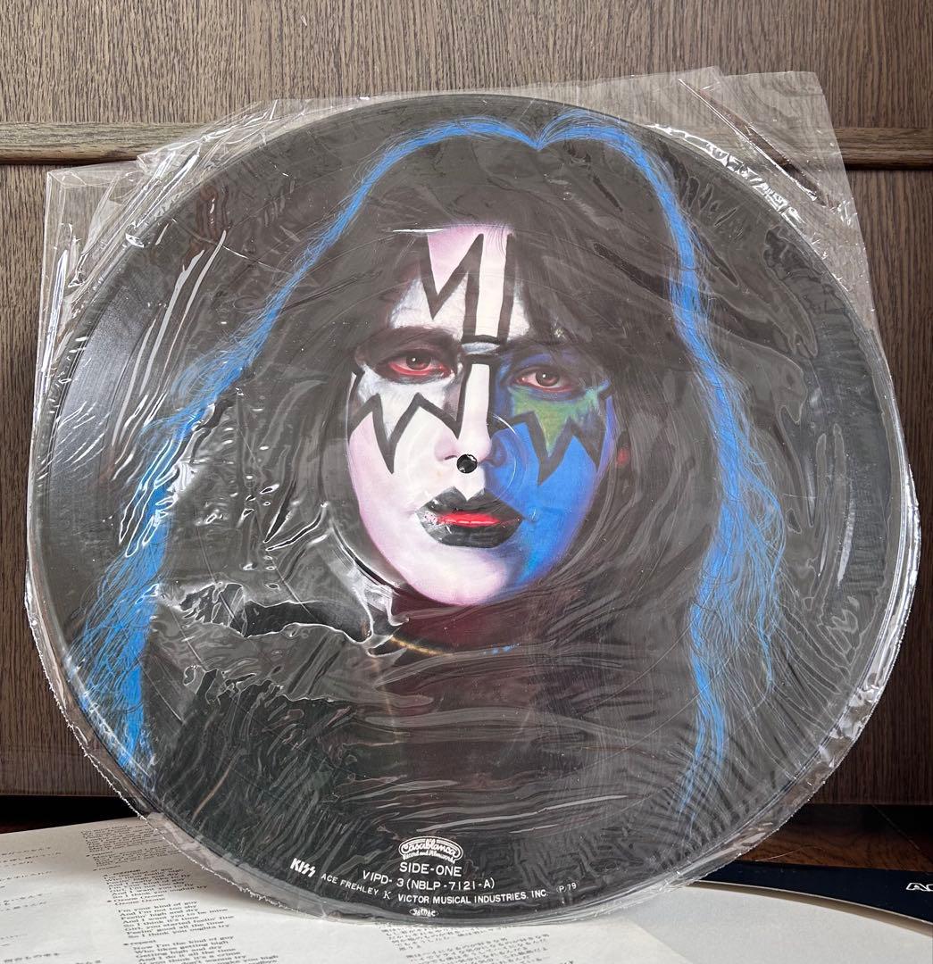 KISS Ace Frehley Japan LP Picture Disc 1979 VIPD-3 Original with OBI