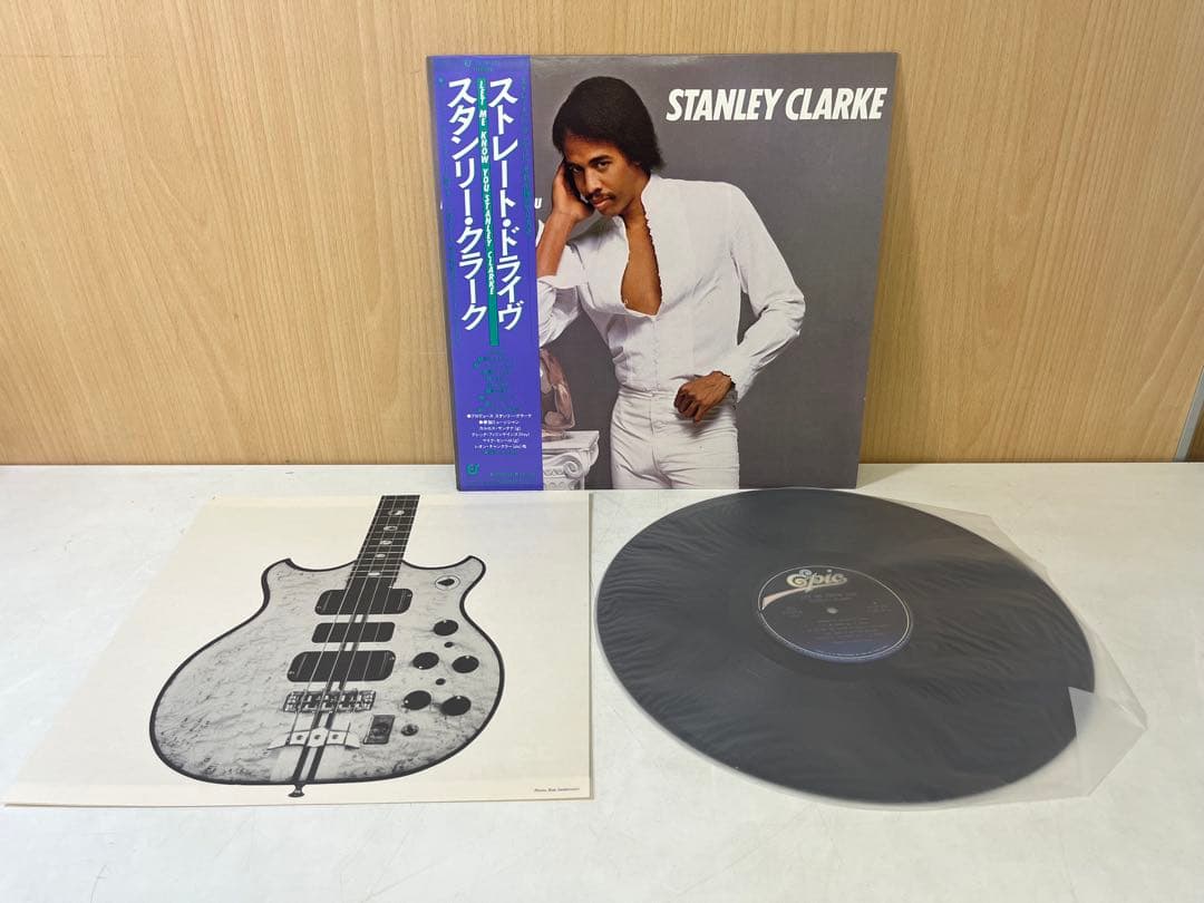 Stanley Clarke Let Me Know You LP 1982 Japan Epic 25.3P-372 w/ OBI Fusion Jazz