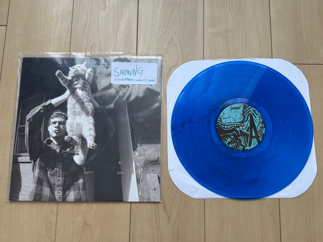 Snowing I Could Do Whatever I Wanted If I Wanted LP Blue Vinyl Emo Revival