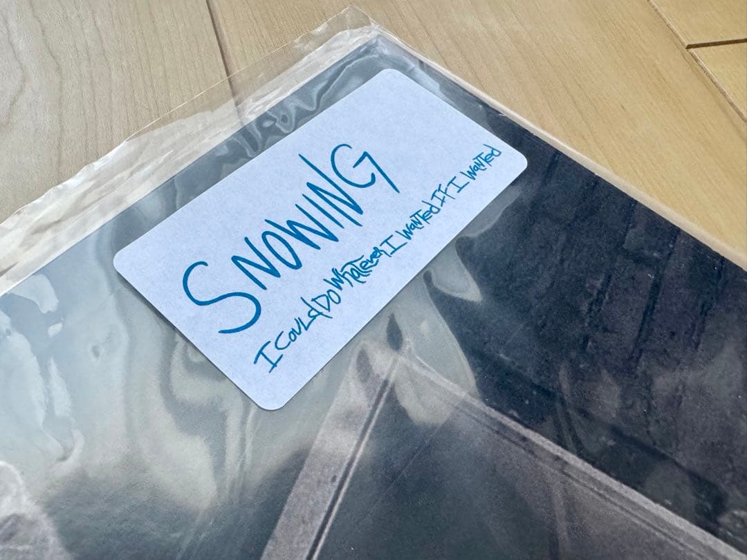 Snowing I Could Do Whatever I Wanted If I Wanted LP Blue Vinyl Emo Revival