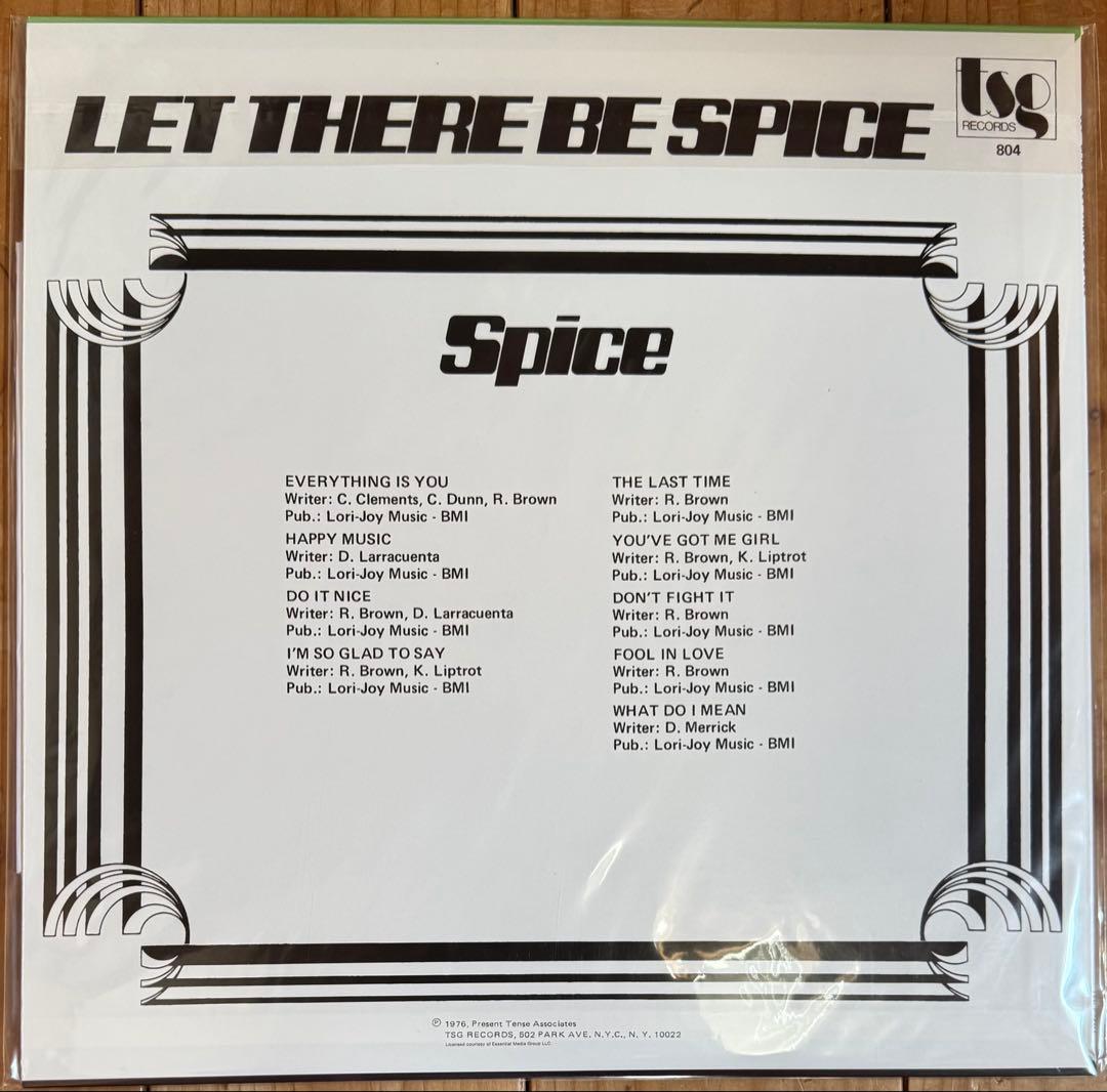 SPICE Let There Be Spice LP Japan 2013 Reissue Think! Records Soul Rare Groove
