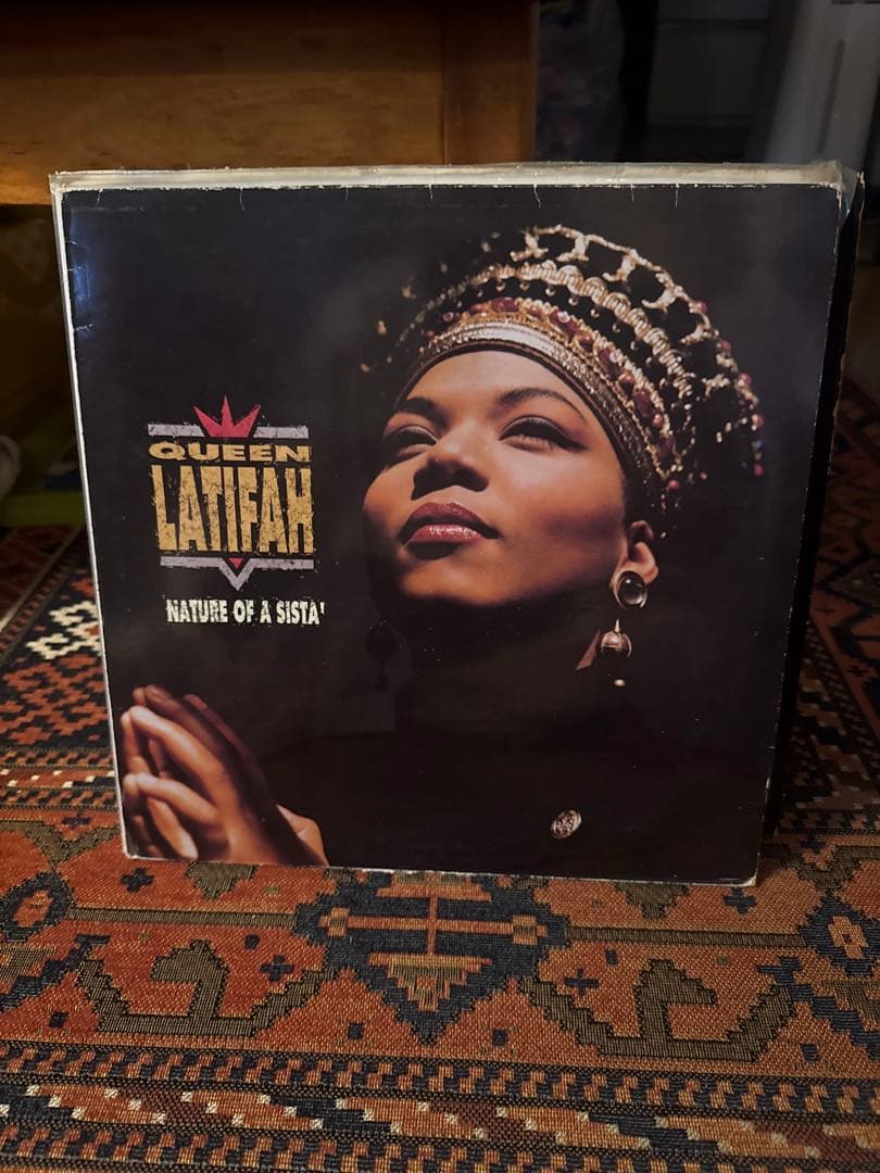 Queen Latifah - Nature Of A Sista' Vinyl LP 1991 Gee Street UK Pressing Hip Hop