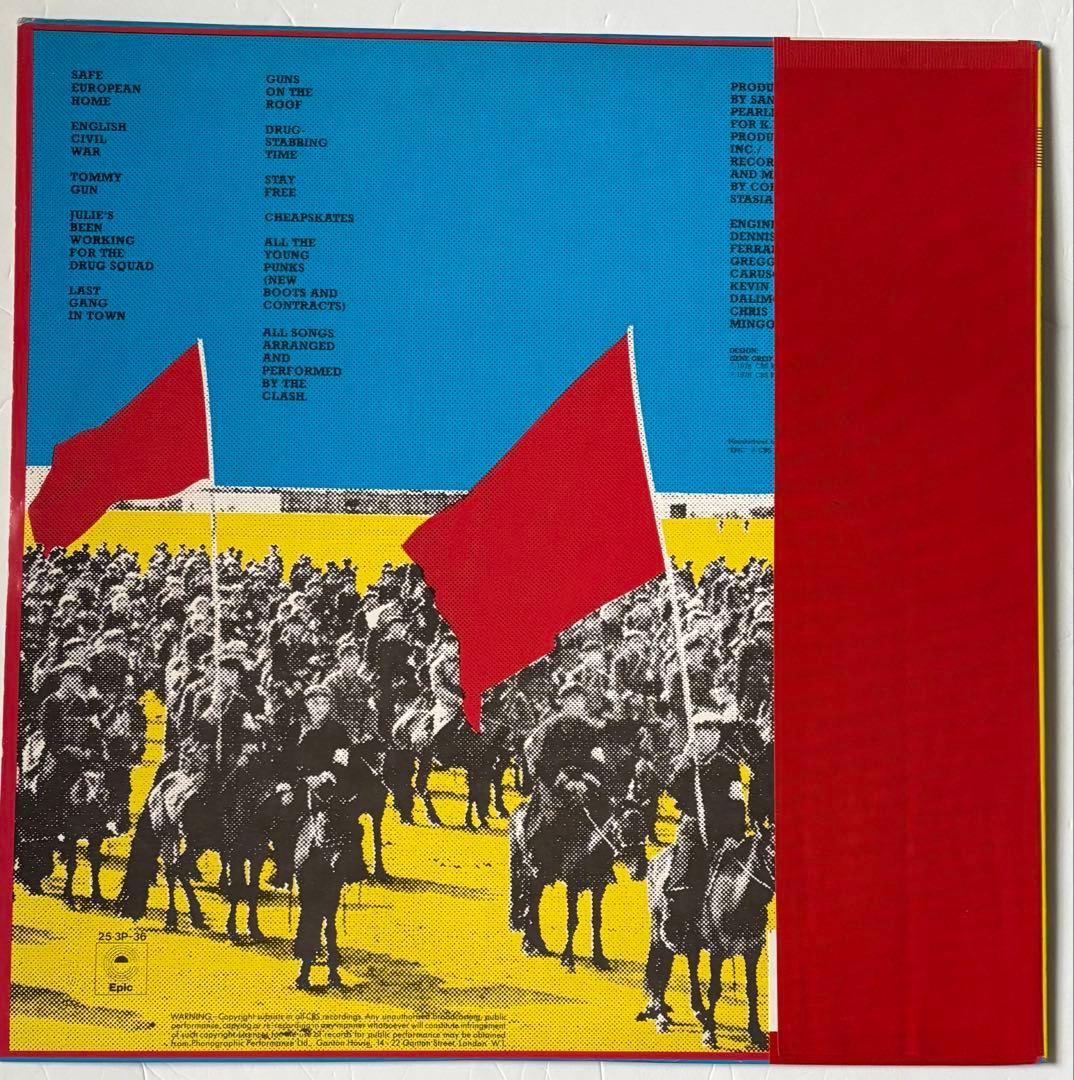 The Clash Give 'Em Enough Rope LP Japan Original Pressing w/ Obi & Liner Notes