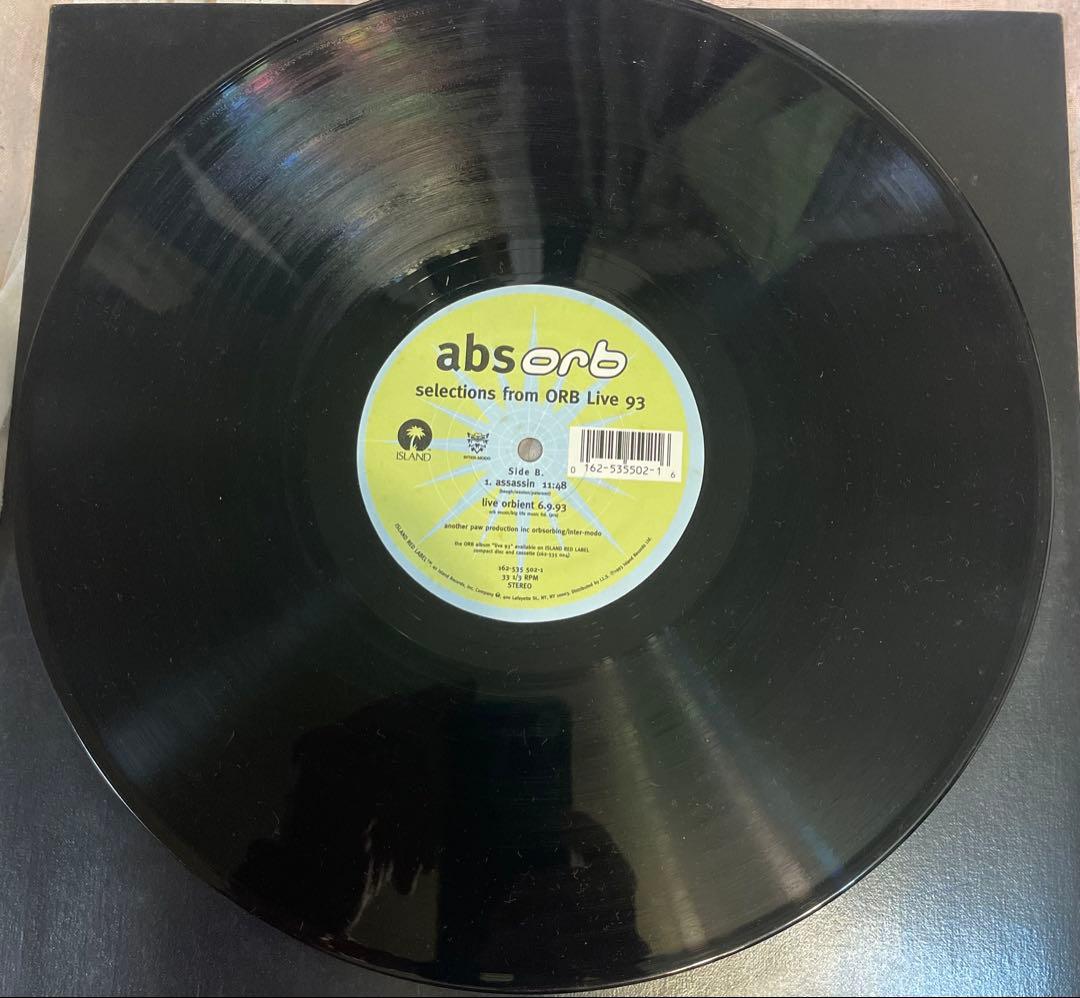 The Orb - Absorb: Selections From ORB Live 93 LP Vinyl Electronic Ambient
