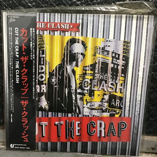 The Clash - Cut The Crap LP Japan 1985 Epic Original Pressing with Obi Strip