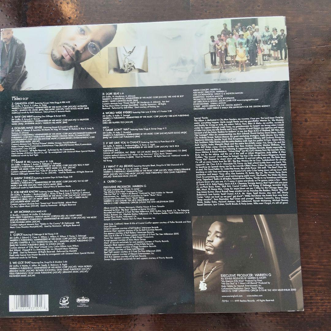 Warren G - I Want It All - Vinyl LP 1999 West Coast Hip Hop Classic