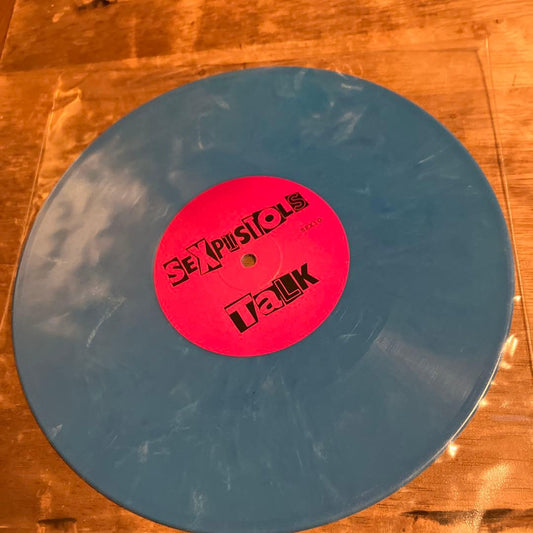 Sex Pistols Talk Blue Vinyl Record Used Collectible | Japansoundstore