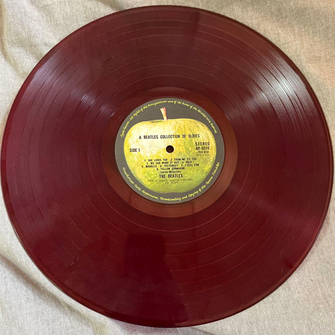 The Beatles A Collection of Oldies Red Vinyl LP Apple Japan AP-8016 Rare