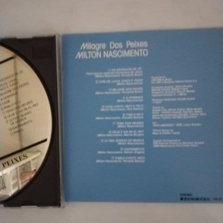Milton Nascimento Milagre Dos Peixes Japan CD Toshiba EMI CP32-5738