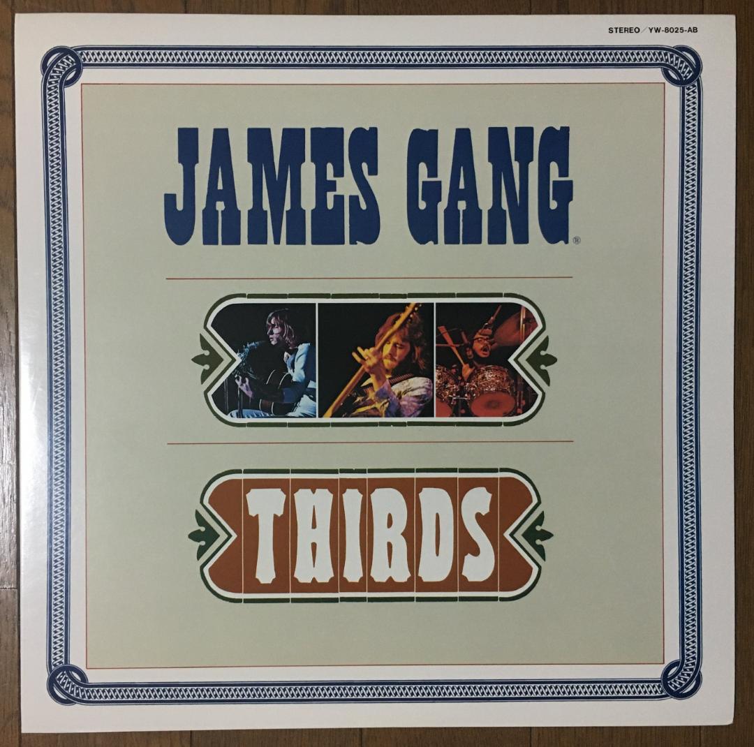 James Gang Thirds Vinyl LP 1978 Japan Pressing Joe Walsh Rock Classic