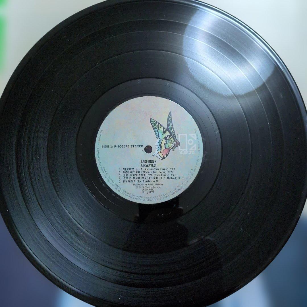 Badfinger - Airwaves LP 1979 Japan Pressing w/ Obi Power Pop
