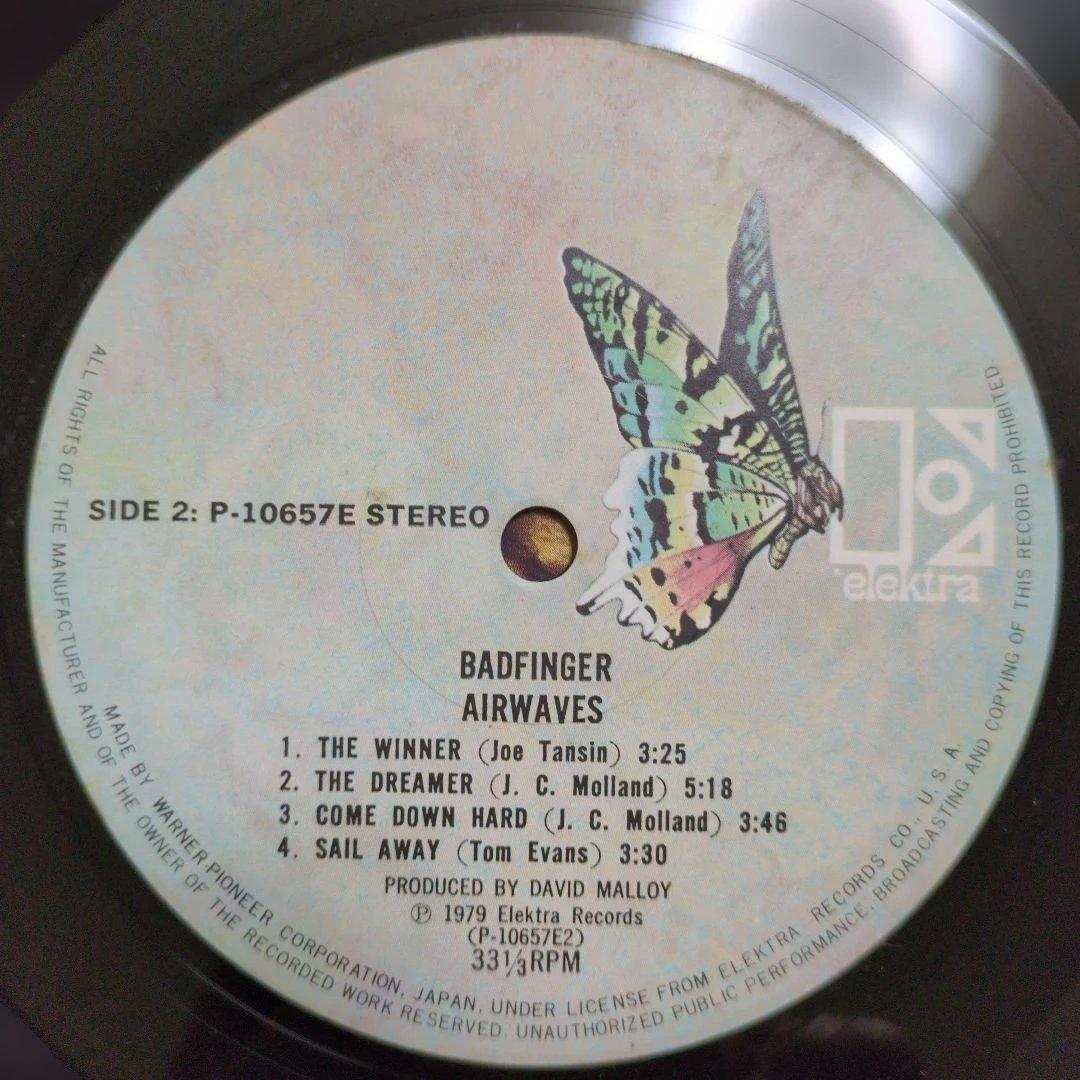 Badfinger - Airwaves LP 1979 Japan Pressing w/ Obi Power Pop