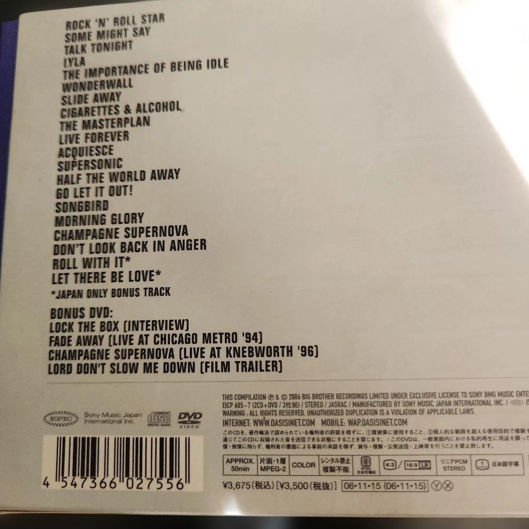 Oasis - Stop The Clocks 2CD+DVD Japan Press Limited Edition 2006 Compilation