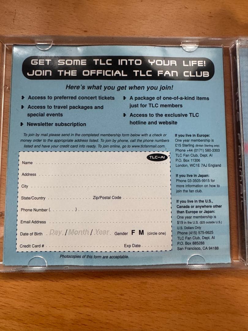 TLC FanMail CD Limited Edition 1999 R&B Classic Album Arista