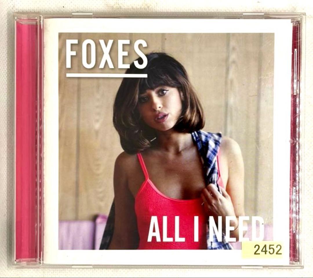 Foxes All I Need CD Japan Press 2016 Edition with 4 Exclusive Bonus Tracks