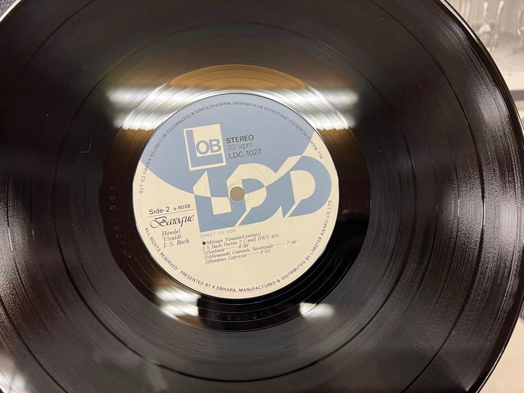 Mitsugu Yamada Baroque Handel Vivaldi Bach LP Direct-to-Disk Japan LDC-1027 NM