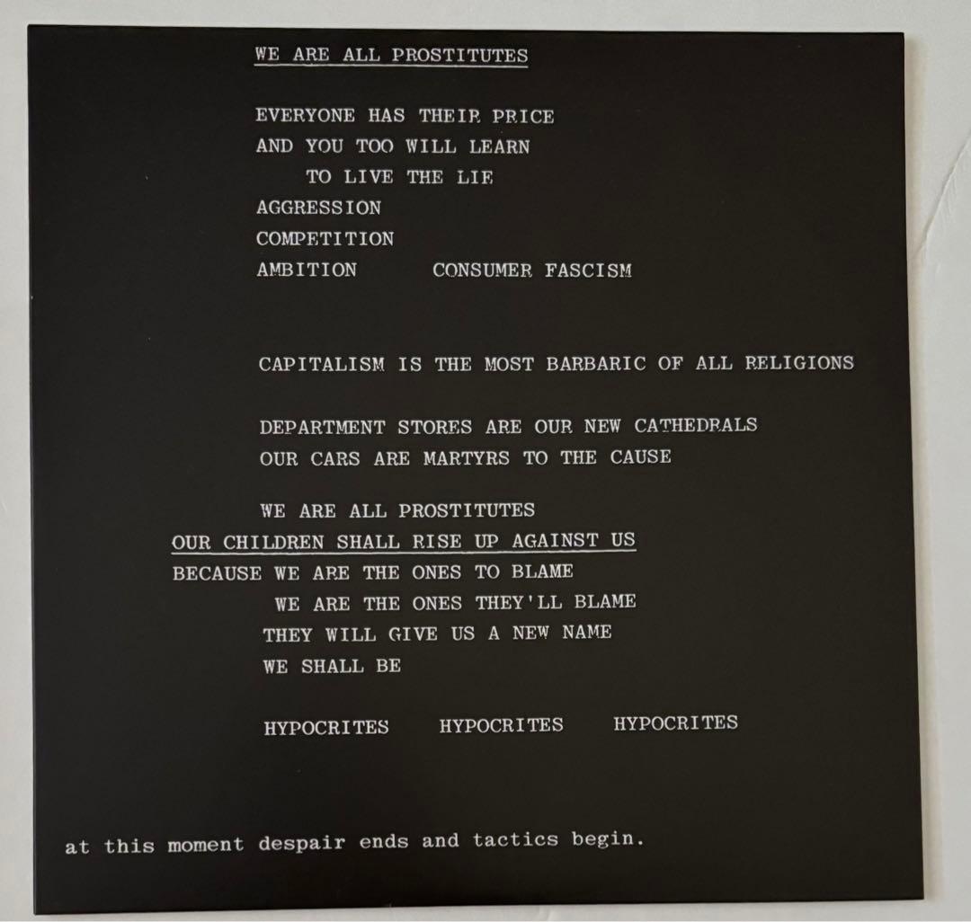 The Pop Group - We Are All Prostitutes 7" Vinyl Pink Color Limited Edition