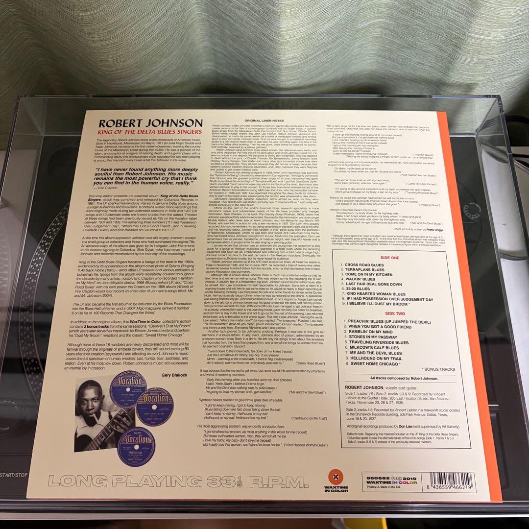 Robert Johnson Delta Blues Vinyl Orange Album Near Mint | Japansoundstore