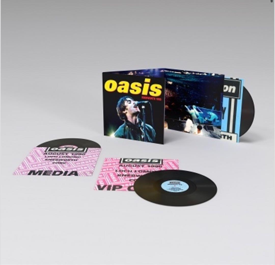 Oasis Knebworth 1996 Vinyl 3LP Japan Limited w/ Obi & Flyers Near Mint | Japansoundstore