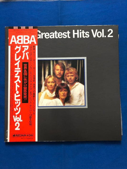ABBA Greatest Hits Vol. 2 Vinyl LP Japan Discomate DSP-5133 w/ Obi Insert