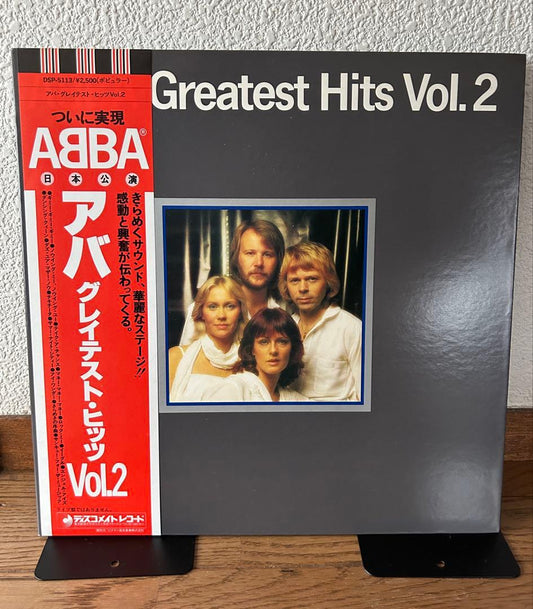 ABBA - Greatest Hits Vol. 2 LP Vinyl Record Japan Pressing w/ Obi & Liner Notes
