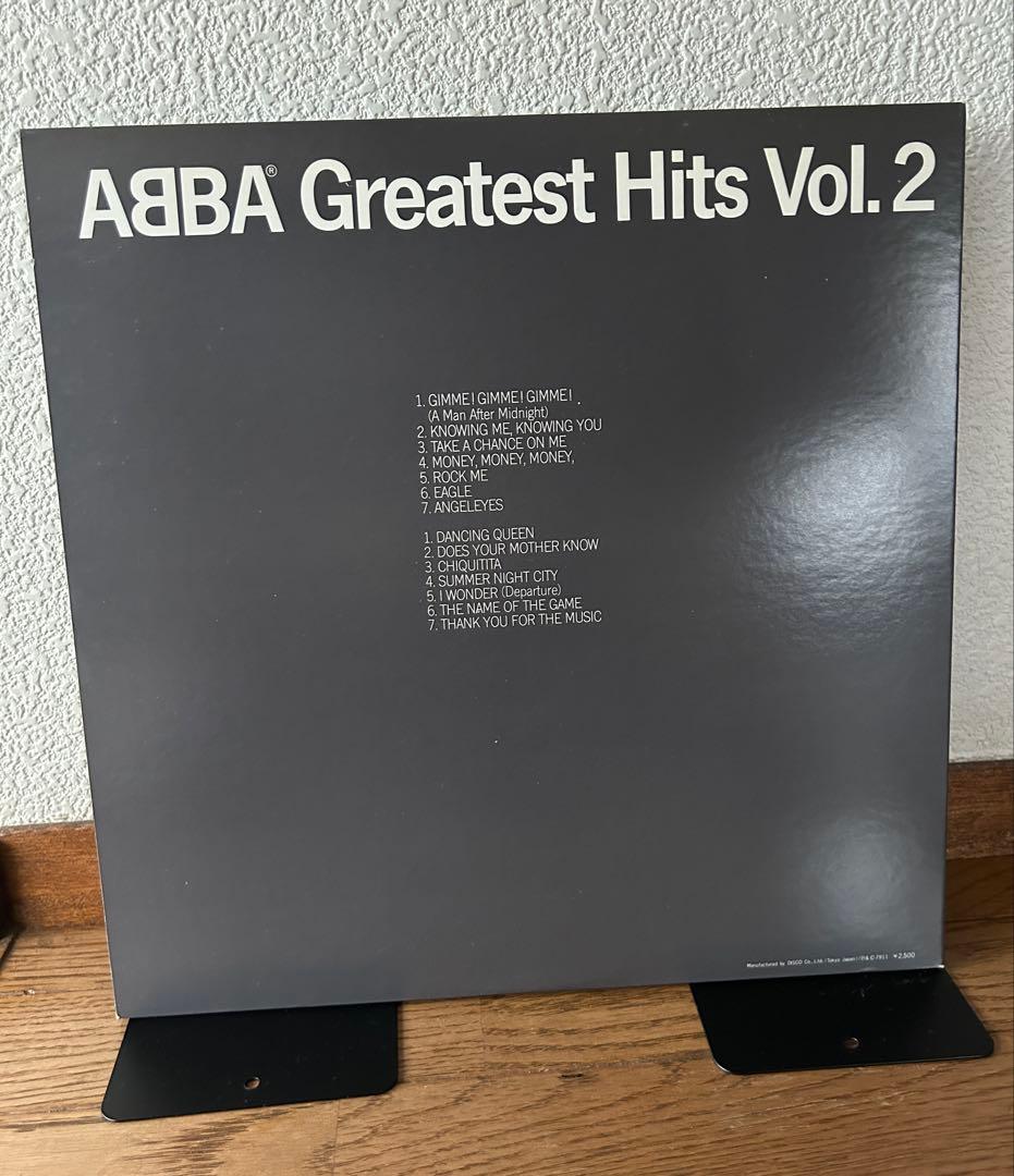 ABBA - Greatest Hits Vol. 2 LP Vinyl Record Japan Pressing w/ Obi & Liner Notes
