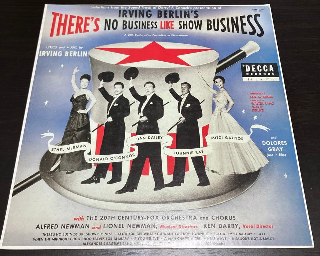 Irving Berlin - There's No Business Like Show Business Soundtrack Vinyl LP Japan