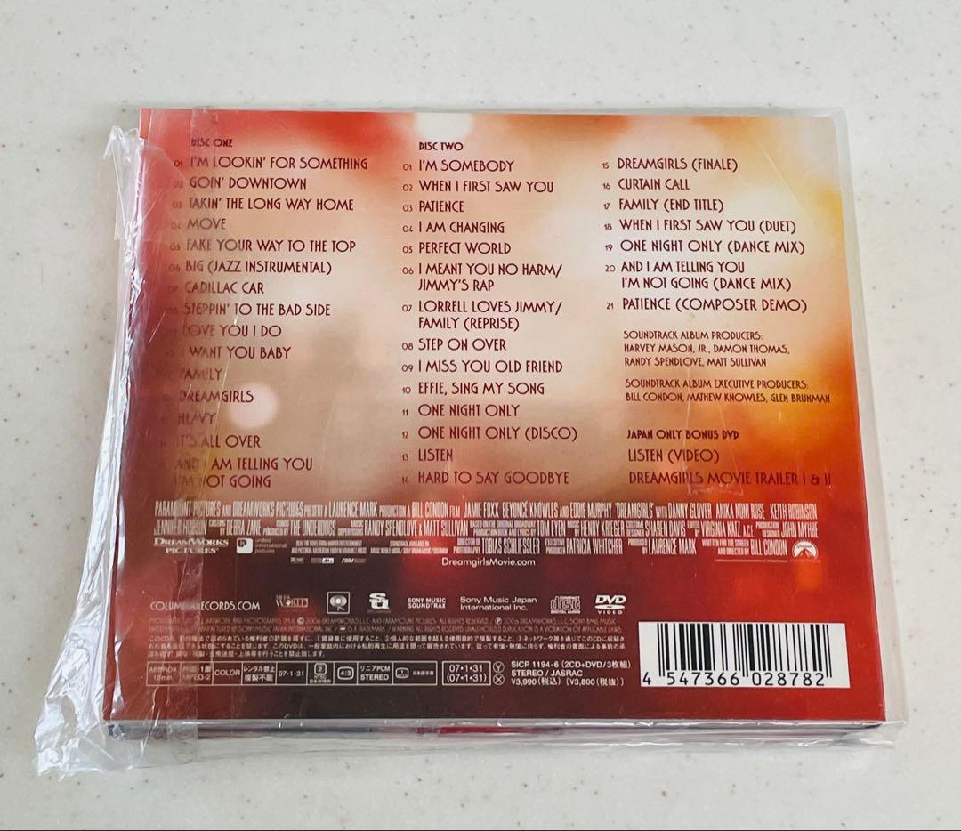 Dreamgirls Soundtrack Deluxe Edition 2CD+DVD Japan Press with OBI SICP 1194-6