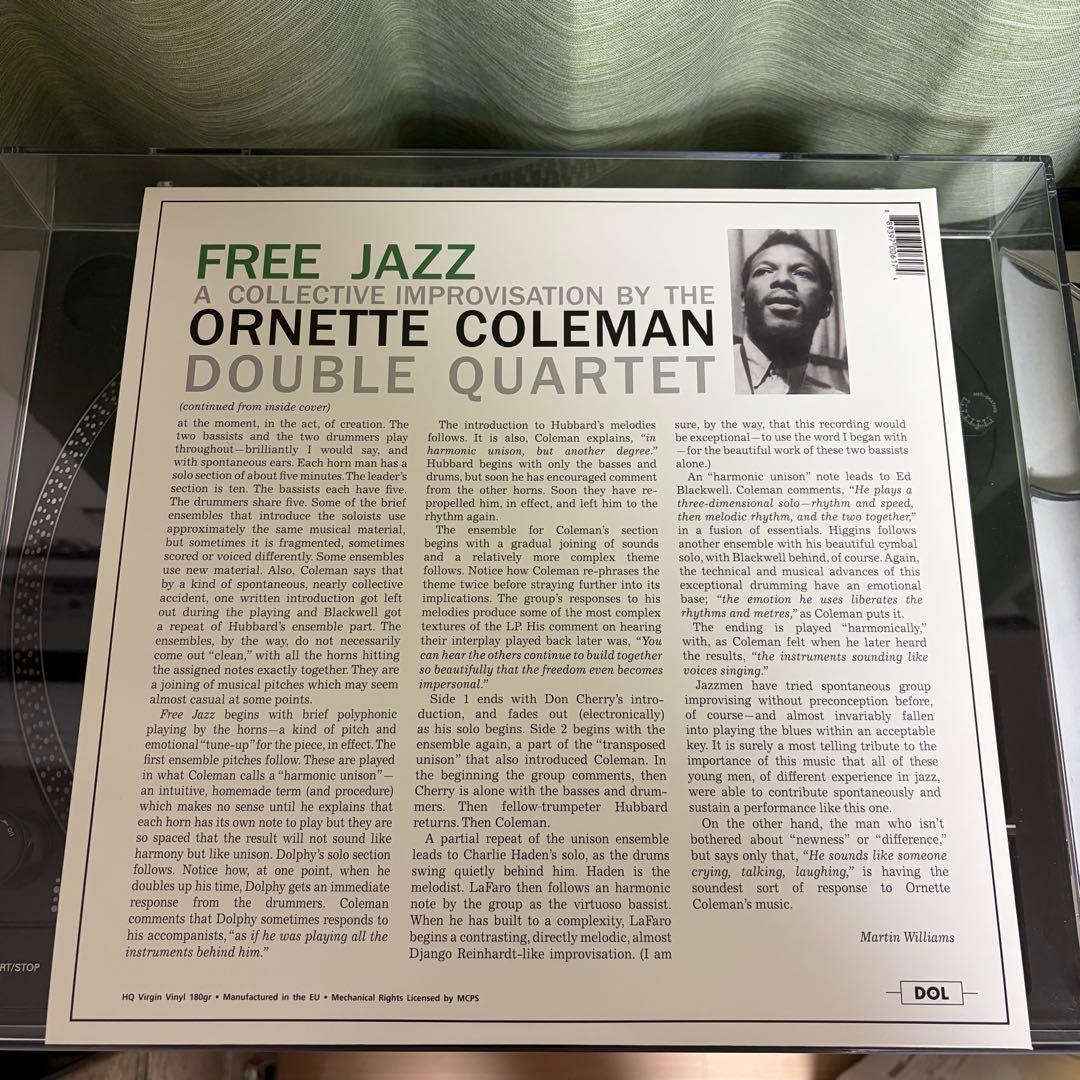 Ornette Coleman Free Jazz Blue Vinyl Near Mint Jazz Record | Japansoundstore